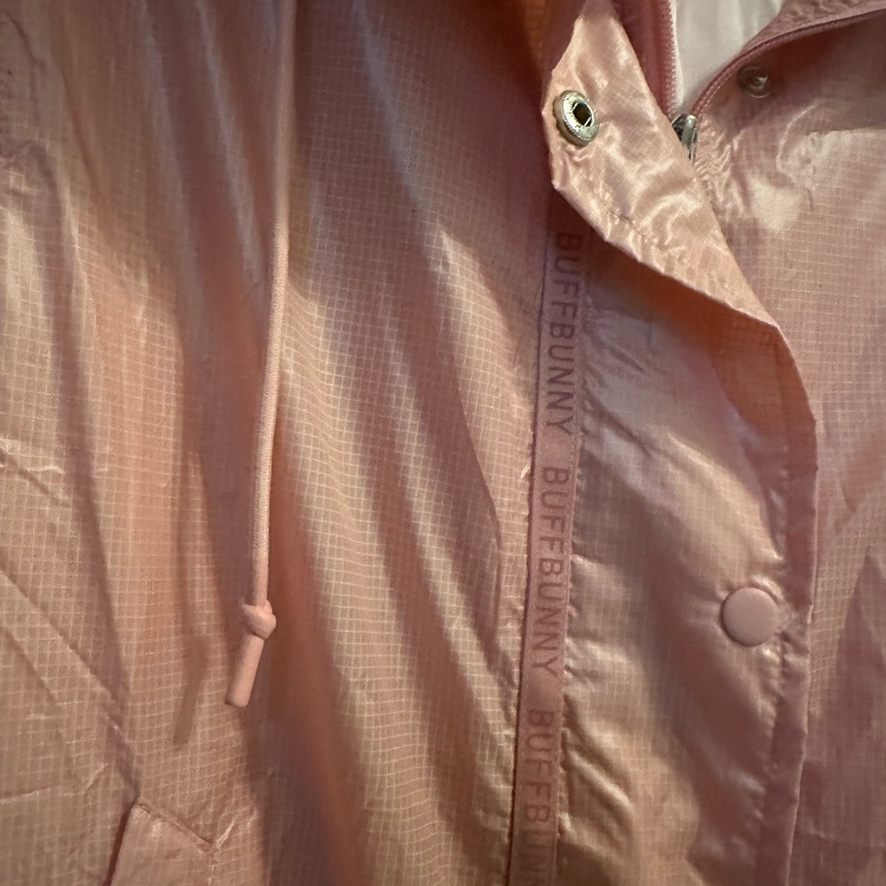 BuffBunny Pink Hooded Windbreaker Jacket - Picture 3 of 5